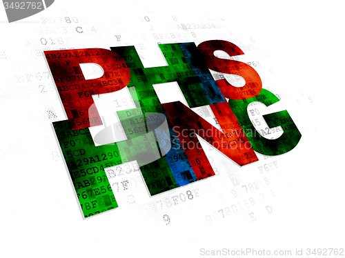 Image of Protection concept: Phishing on Digital background