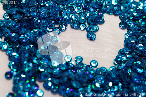 Image of Blue sequin