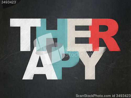 Image of Healthcare concept: Therapy on School Board background
