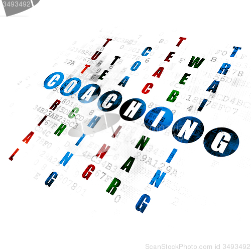 Image of Learning concept: Coaching in Crossword Puzzle