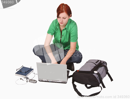 Image of Teenager with laptop