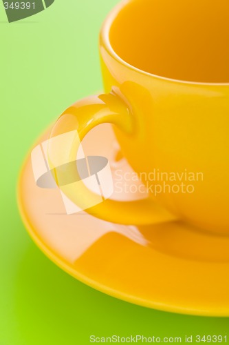Image of Yellow coffee cup