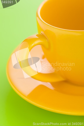 Image of Yellow coffee cup