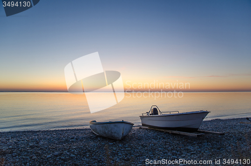 Image of Boats at a colorful bay