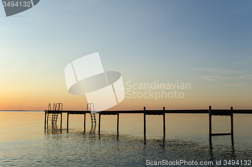 Image of Bath pier silhouette