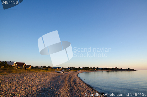 Image of Serene bay at twilight