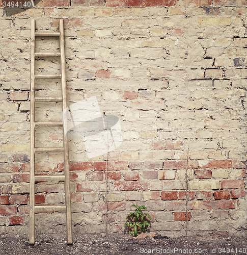 Image of old grunge brick wall 