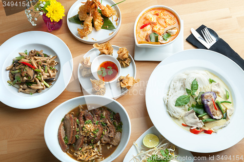 Image of Thai Food Plates