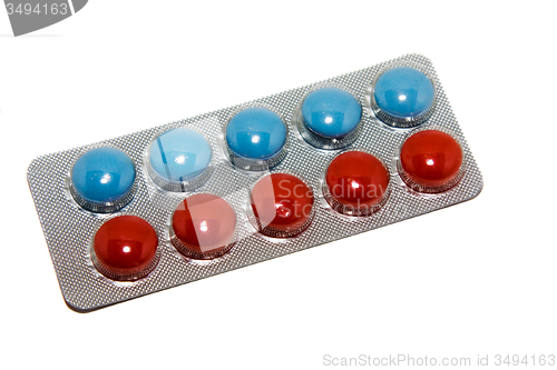 Image of   pills, close-up