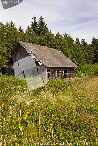 Image of thrown house  