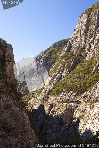 Image of canyon, Montenegro  