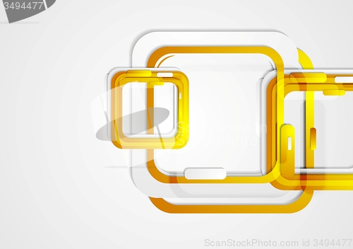 Image of Abstract tech geometric background