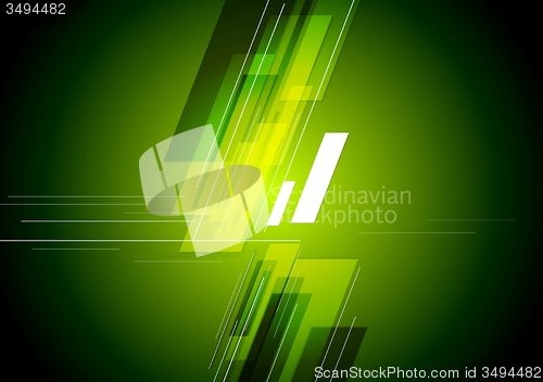 Image of Tech vector corporate green background