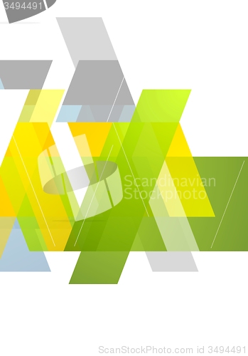 Image of Abstract bright minimal geometric background