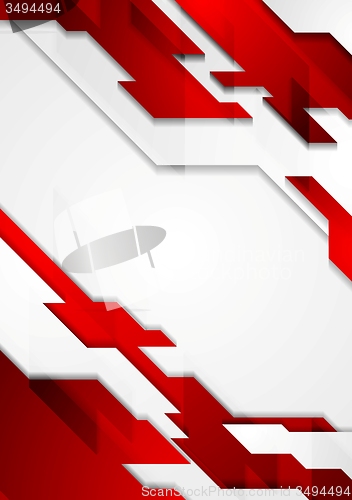 Image of Contrast geometric tech corporate background