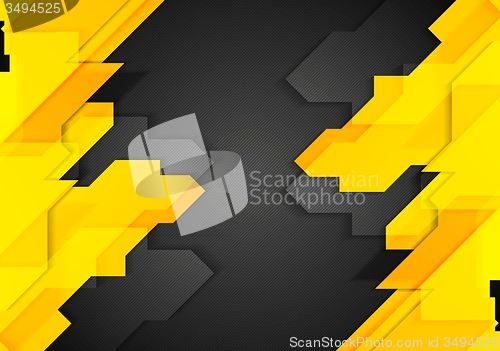 Image of Orange black tech corporate background
