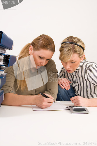 Image of Successful business team working