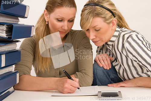 Image of Successful business team working