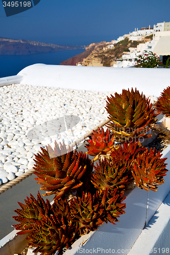 Image of greece in    mediterranean sea and  sky