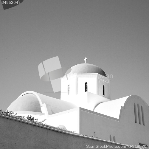 Image of in santorini  construction the  