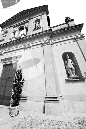 Image of monument old architecture in italy europe milan religion       a