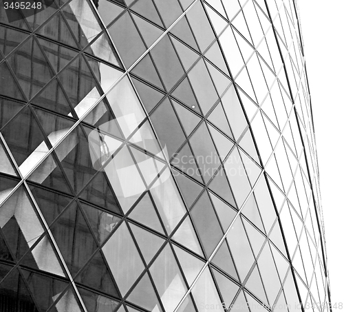 Image of new     building in london skyscraper      financial district an