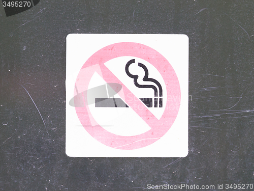 Image of Don\'t smoke sign