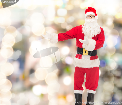 Image of man in costume of santa claus