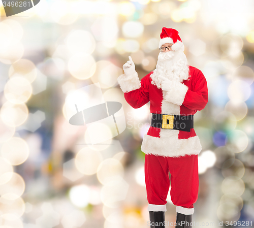 Image of man in costume of santa claus