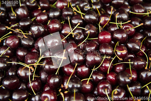 Image of close up of cherries