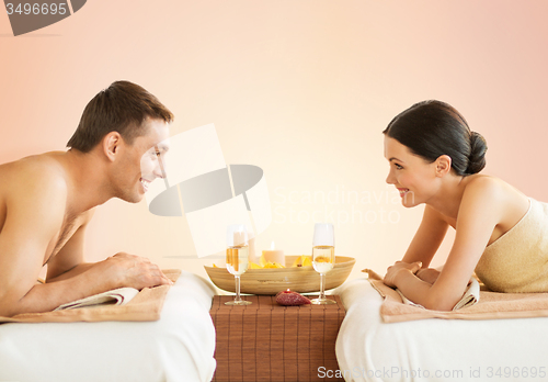 Image of couple in spa