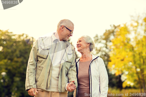 Image of senior couple in park