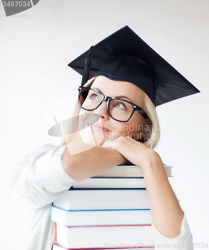 Image of student in graduation cap