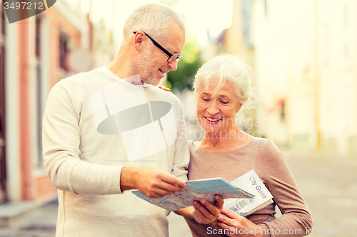 Image of senior couple on city street