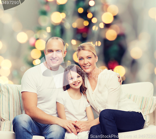 Image of happy family at home