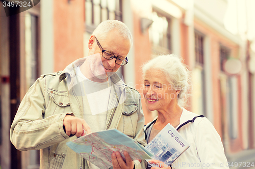 Image of senior couple on city street