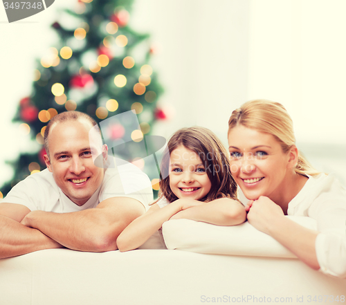 Image of happy family at home