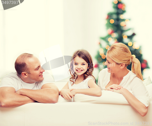 Image of happy family at home