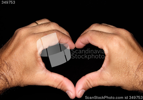 Image of Love sign with the hands