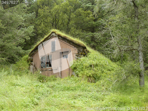 Image of wooden hut