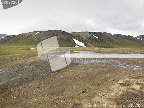 Image of mountain scenery in Iceland