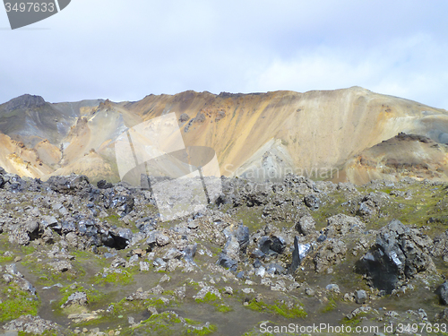 Image of mountain scenery in Iceland