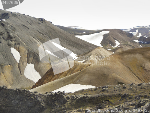 Image of mountain scenery in Iceland