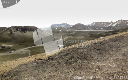 Image of mountain scenery in Iceland