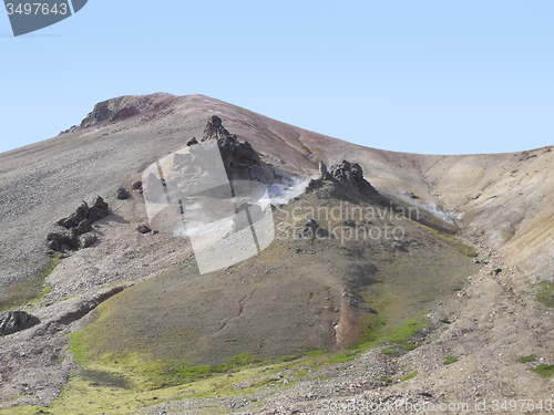 Image of mountain scenery in Iceland