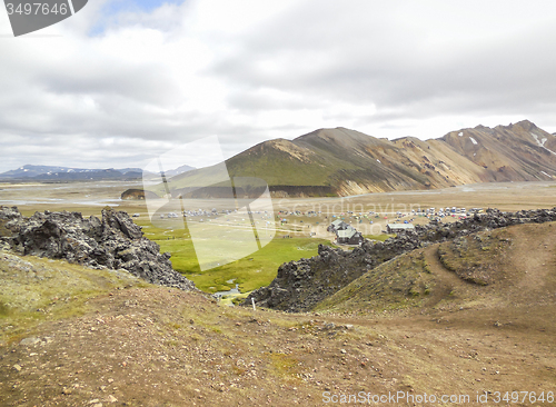 Image of mountain scenery in Iceland