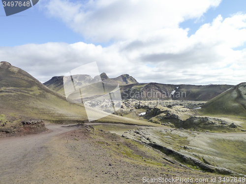 Image of mountain scenery in Iceland