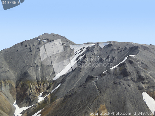 Image of mountain scenery in Iceland