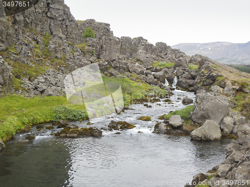 Image of stream in Iceland