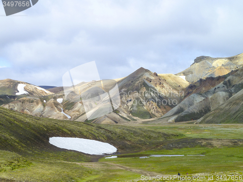 Image of mountain scenery in Iceland